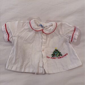 White Christmas Tree Kids Shirt